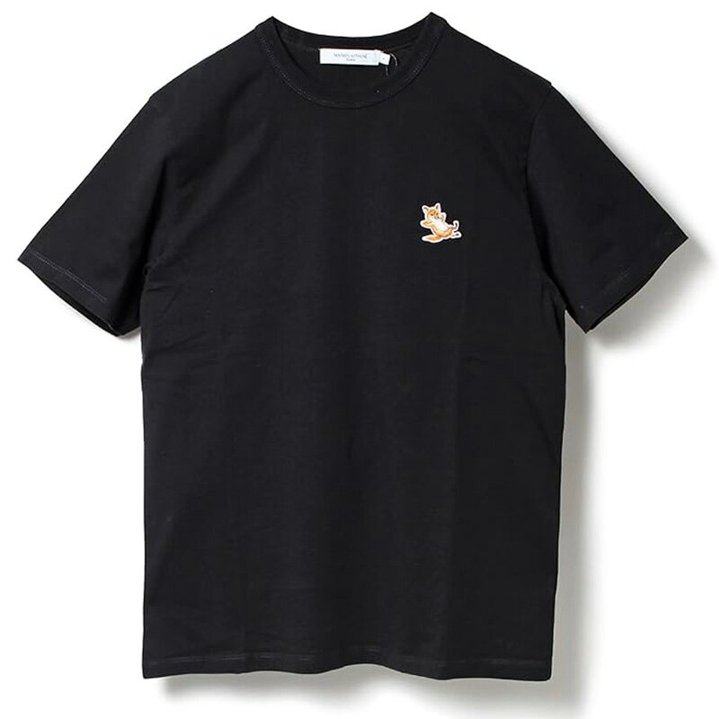 乐天商城 - [送料無料] MAISON KITSUNE メゾンキツネ Fox GU00154KJ0010 男性 女性用 CHILLAX FOX パッチ クラシック Tシャツ Tシャツ
