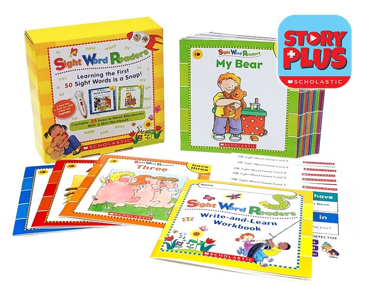 [送料無料] スコラスティック サイトワード リーダーズ 25 EASY TO READ STORYBOOKS (Poppen + Storyplus アプリ)(CDなし) CDなし アプリ使用 英語学習 本 大人英語 キッズ英語