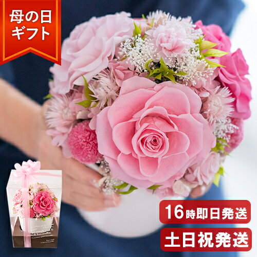 遅れてごめんね 母の日 7種10輪 華やか バラ プリザーブドフラワー Premium Rose Pink 母の日 プレゼント 花 誕生日プレゼント 女性 母 祖母 義母 結婚祝い ブリザードフラワー お誕生日 新築祝い 2024 母の日ギフト お花 ははの日 ブリザードフラワー ギフト