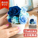 【10 割引クーポン】 母の日 プリザーブドフラワー Bloom ケース 結婚祝い 花 母の日プレゼント 誕生日 プレゼント 女性 女友達 母 青いバラ ブルーローズ サムシングブルー 結婚式 電報 即日発送 開業 開店祝い 退職祝い お花 ははの日 花 ブリザードフラワー ギフト