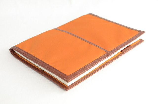 COBU牛本革×ナイロン A5ノートカバー (名入れ不可)CN5