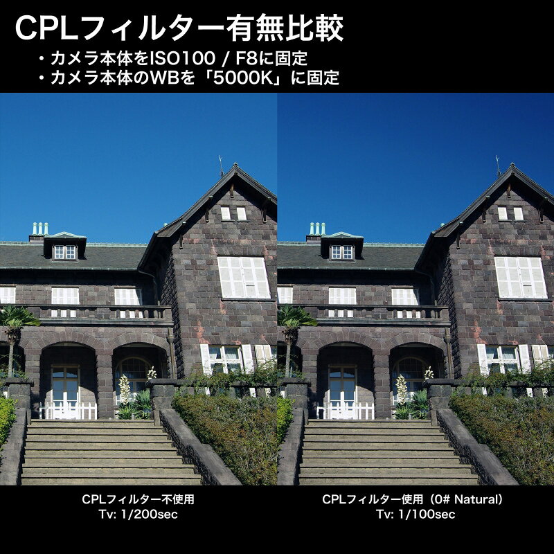 KANI PLフィルター プレミアムCPL 0# 77mm スムースローテーション / 厚枠 円偏光 ...