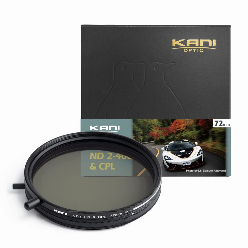 KANI バリアブル ND2-400+CPL 72mm / 可変NDフィルター + 円偏光フィルター 1
