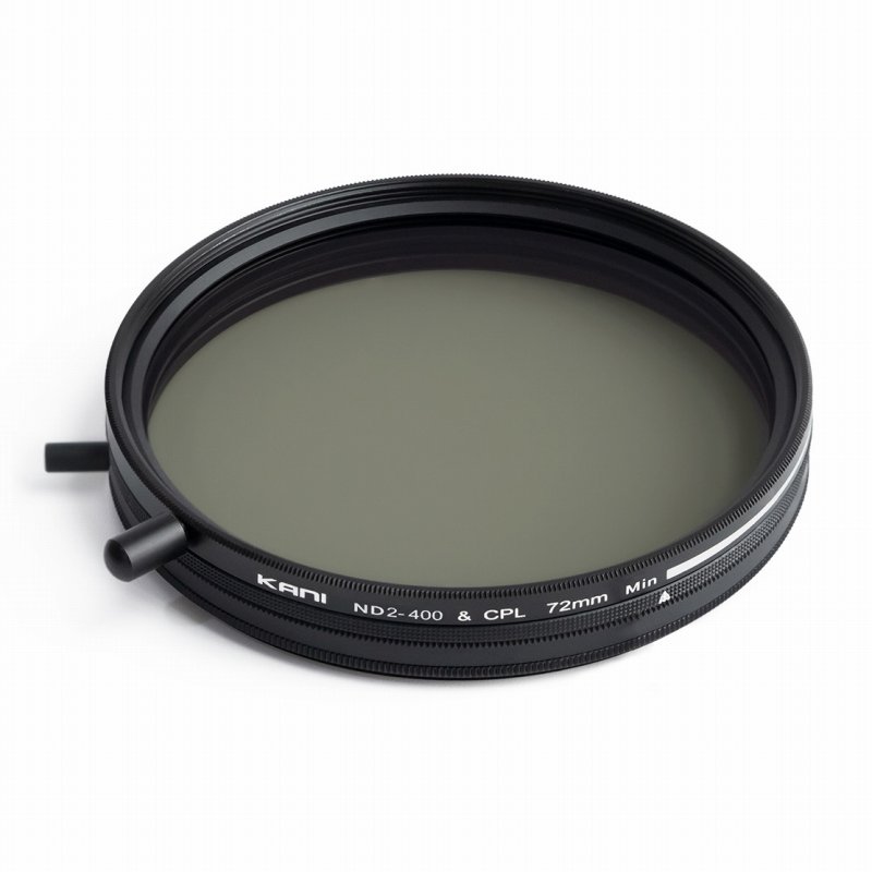 KANI バリアブル ND2-400+CPL 72mm / 可変NDフィルター + 円偏光フィルター