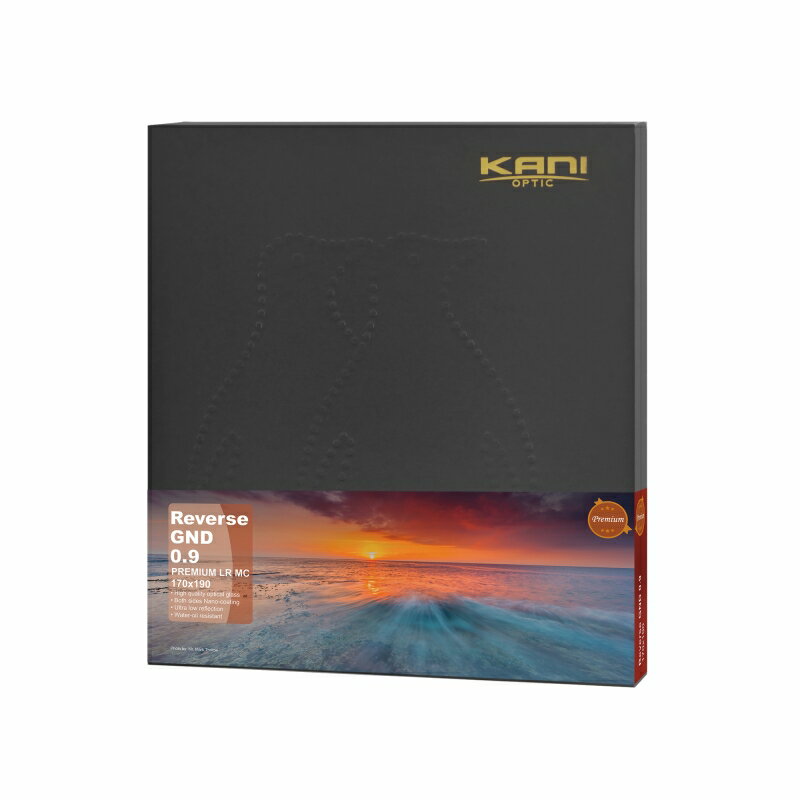 KANI 角型フィルター ハーフND8 プレミアムリバースGND 0.9 170x190mm (減光効果:...