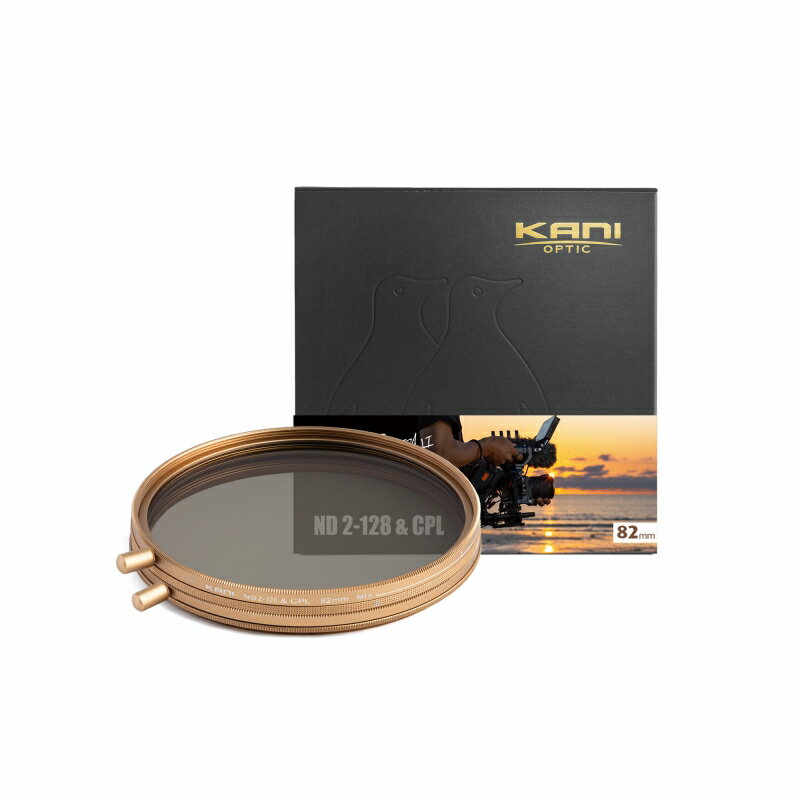 KANI バリアブル ND2-128+CPL 82mm FSAWI Model / 可変NDフィルター + 円偏光フィルター