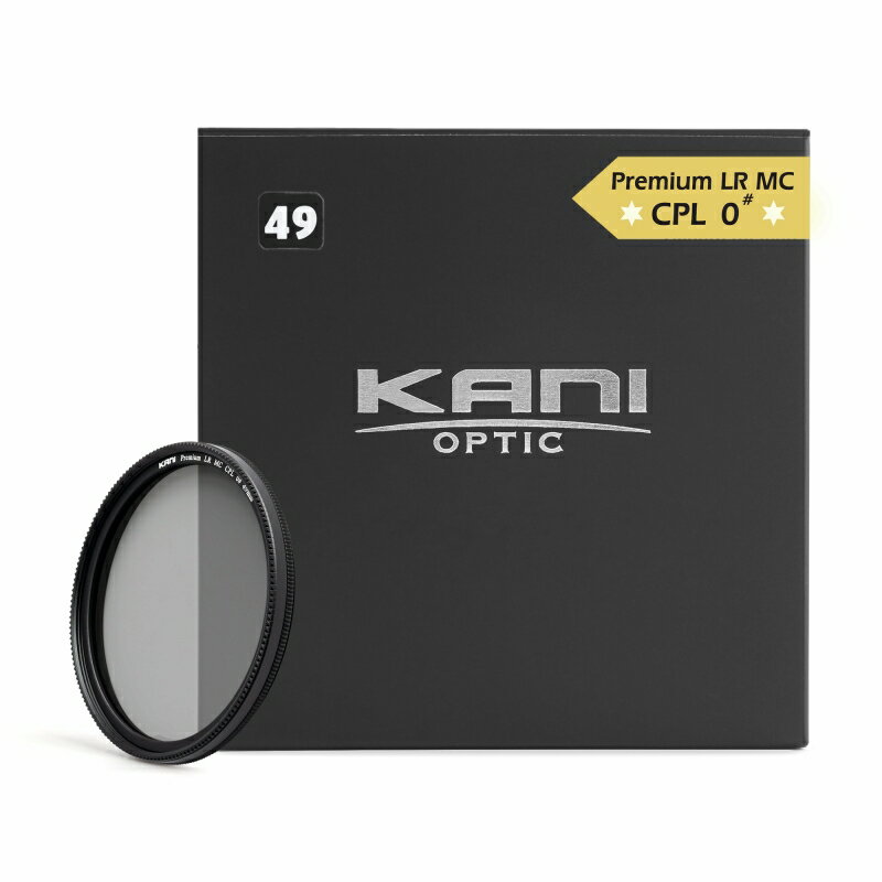 KANI CPLフィルター 49mm プレミアムサーキュラーPL 49mm 0# ナチュラル / 円偏光 PL レンズフィルター