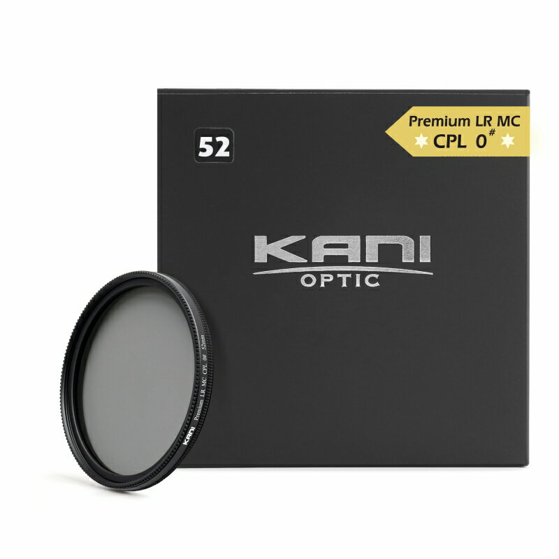 KANI CPLフィルター 52mm プレミアムサーキュラーPL 52mm 0 ナチュラル / 円偏光 PL レンズフィルター