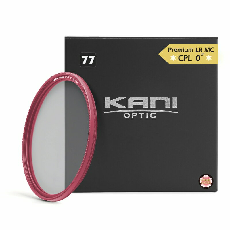Rakuten - KANI PLフィルター プレミアムサーキュラーPL 77mm 0# ピンク / CPL 円偏光 レンズフィルター