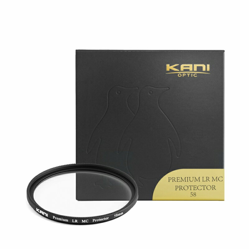 Rakuten - KANI 保護フィルター プレミアムプロテクター 58mm / レンズ保護フィルター 低反射0.2％ 薄枠 撥水 撥油 防汚 帯電防止 ナノコーティング