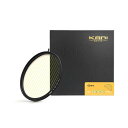 KANI ストリークイエロー 62mm / レンズフィルター 斜光フィルター アナモルフィックレンズ 夜景 イルミネーション シネマ 丸枠