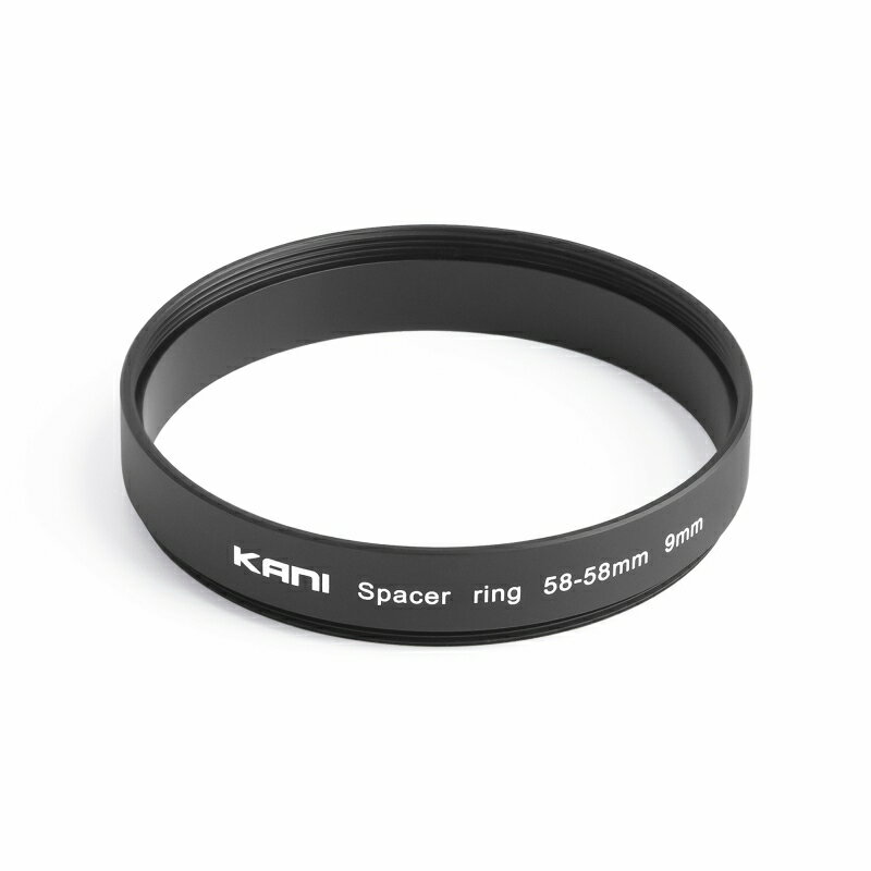 KANI 58-58mm スペーサーリング 9mm / 継手リング 延長リング フィルターアクセサ...