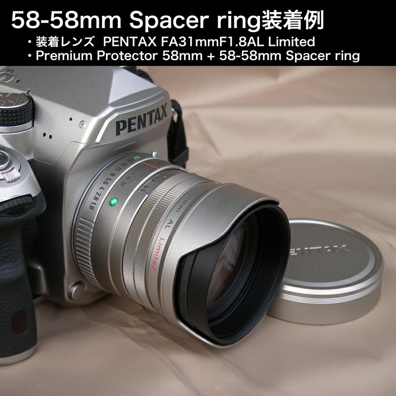 KANI 58-58mm ���ڡ�������� 9mm / �Ѽ��� ��Ĺ��� �ե��륿������������ PENTAX FA31mm Limited����б�