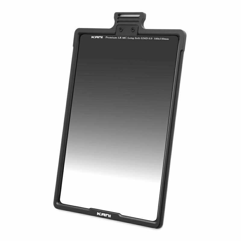 Rakuten - 【フィルターフレーム付】KANI 角型フィルター プレミアムロングソフトGND 0.9 100x150mm (減光効果:最大3絞り分)