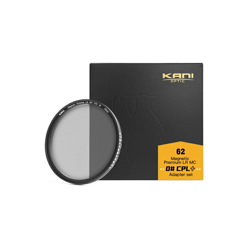 Rakuten - KANI CPLフィルター マグネットCPLフィルターセット 0# 62mm / 円偏光 PL レンズフィルター