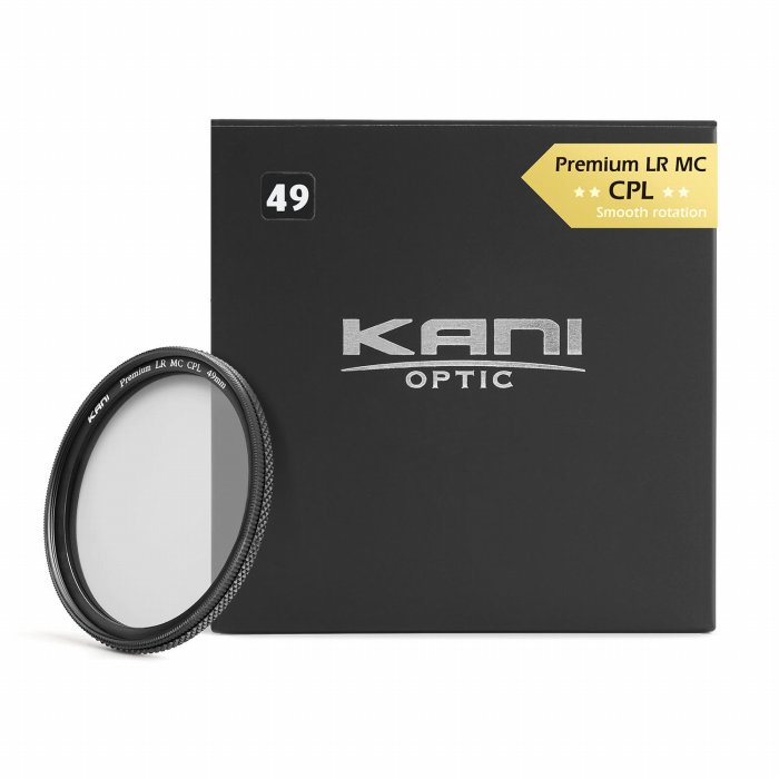 KANI CPLフィルター 49mm プレミアムサーキュラーPL 49mm CPL Smooth Rotation仕様/ 円偏光 PL レンズフィルター