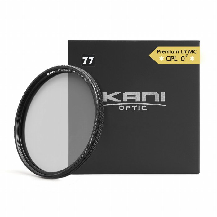 KANI CPLフィルター 77mm プレミアムサーキュラーPL 77mm 0# ナチュラル / 円偏光 PL レンズフィルター