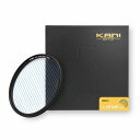 KANI ストリークブルー 58mm / レンズフィルター 斜光フィルター アナモルフィックレンズ 夜景 イルミネーション シネマ 丸枠