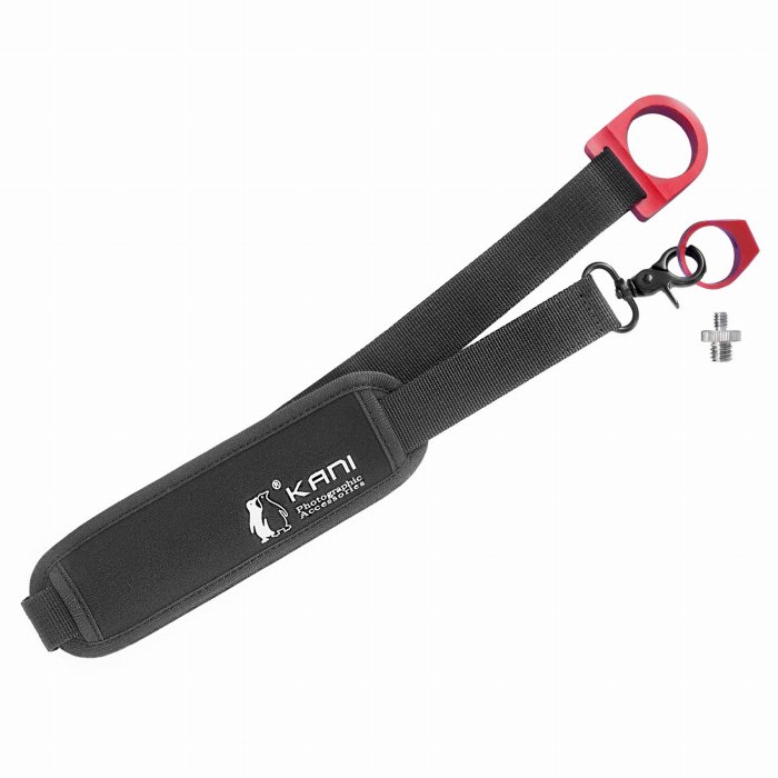 【バンドル商品】KANI 三脚ストラップII+1/4-3/8オスオスネジ レッドのサムネイル