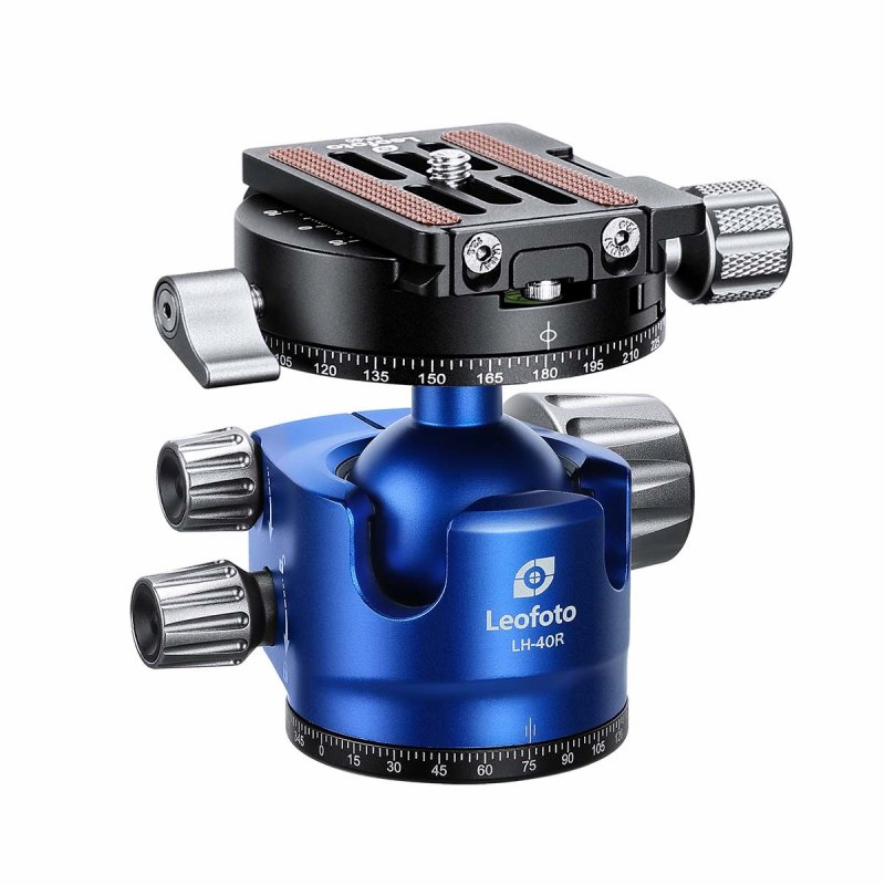 Leofoto (レオフォト) LH-40R(BL) 自由雲台(NP-60付) ブルー