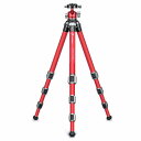 Leofoto (レオフォト) LA-284C+LH-30R (FR) フルレッド カーボン三脚