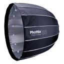 Phottix Rajaシリーズは傘のように開閉することにより、わずか数秒でセットアップが可能です。持ち運びに優れ、収納も簡単に行うことができます。 Phottix独自の耐熱素材を使用することにより、耐久性が高く頑丈な構造を実現し、撮影の可能性を広げる新しいソフトボックスです。 Phottix Raja Deep Quick-Folding Softboxは従来のソフトボックスよりも深めの構造にすることで、コントラストの強い指向性のある光を生成し、より均一の光源を実現します。 Phottix Raja Deep Quick-Folding Softbox 80cmの機能 頑丈な構造 Phottix独自の耐熱素材を使用 組み立てが簡単 指向性が高く、均一でコントラストの高い光 他ブランド向けの交換可能なスピードリング キャリーバッグ付属 収納時寸法：190mm x 820mm（マウント込） 使用時寸法：800mm x 745mm（マウント込） 重量：2006g（マウント込） マウント：Bowens Phottix Raja Deep Quick-Folding softbox 80cmの光特性 減光 (ストップ) インナーディフューザー：+1.6 インナーディフューザー ＋ アウターディフューザー：-1.4 グリッド：+1.1 アウターディフューザー ＋ グリッド：-0.2 インナーディフューザー ＋ アウターディフューザー ＋ グリッド：-2 ※仕様は予告なく変更になる場合があります。 同梱品 Phottix Raja Deep Quick-Folding Softbox本体 Bowensマウントスピードリングアダプター ビューティディッシュ インナーディフューザー アウターディフューザー グリッド キャリングバッグ 取扱説明書 ※仕様は予告なく変更になる場合があります。Phottix Raja Deep Quick-Folding Softbox 80cm