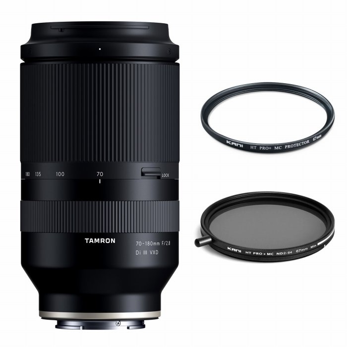 Tamron タムロン 70-180mm F2.8 DiIII VXD + KANI ND2-64 + プロテクター フィルター2枚セット