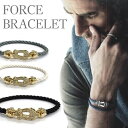 【送料無料】 Force bracelet ブレスレット ファッションブレスレット フォースシュー ブレス 蹄 馬 シンプル おしゃれ 大人 黒 白 ユニセック...