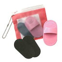 (脱毛パッド)ラブケア (Love Care) 脱毛パッドセット (パッド・シート2枚・専用ポーチ1個) - クルクルするだけでツルツル!