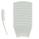 (ホテルアメニティ)(使い捨てヘアブラシ)(個包装タイプ)業務用 ストレートスリムスケルトンブラシ (STRAIGHT SLIM BRUSH)x100個セット - スリムで携帯に便利。ホテル・エステ・温泉・銭湯・サウナ・スポーツジム
