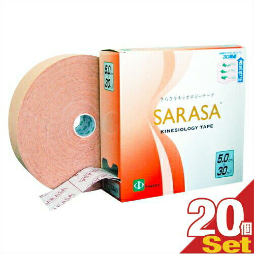 商品詳細 商品名 さらさキネシオロジーテープ(SARASA KINESIOLOGY TAPE) サイズ (約)50mmx30m(業務用) 材質 アクリル糊等 メーカー 株式会社ファロス(PHAROS) 商品説明 ● 高い通気性、伸縮性、撥水を兼ね備えたさらさキネシオロジーテープ! ● テーピングの定番モデル!! ● 省スペースでリーズナブル! 広告文責：株式会社フロントランナースティパワーTEL:03-5918-7511