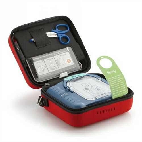 (自動体外式除細動器)フィリップス(PHILIPS)製 AEDハートスタート HS1 - 電極パッドと本体を一体化、使いやすさにこだわったAED。AEDは救命処置のための医療機器です。【smtb-s】