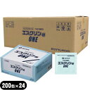 指定医薬部外品】SEIRIN(セイリン) エスクリンαONE(200包入)x24箱セット(1ケース) - 取り出してすぐに消毒、やさしい拭き取り効果。80%エタノールを含浸した外皮消毒剤。【smtb-s】(4)