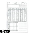 (メール便(日本郵便) ポスト投函 送料無料)良導絡カルテ(両面/B5のみ) x 5枚入 (SS-103)【smtb-s】