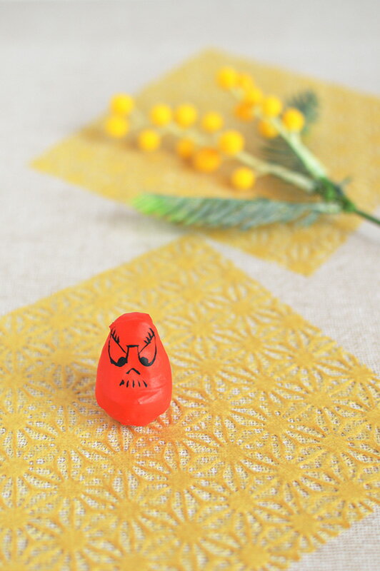 【山田民芸工房】起き上がり火の神