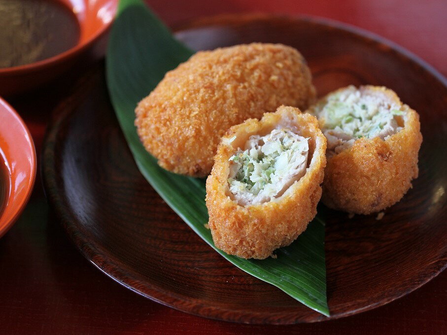 【串鶴】おうちで揚げたてカツギョウザ