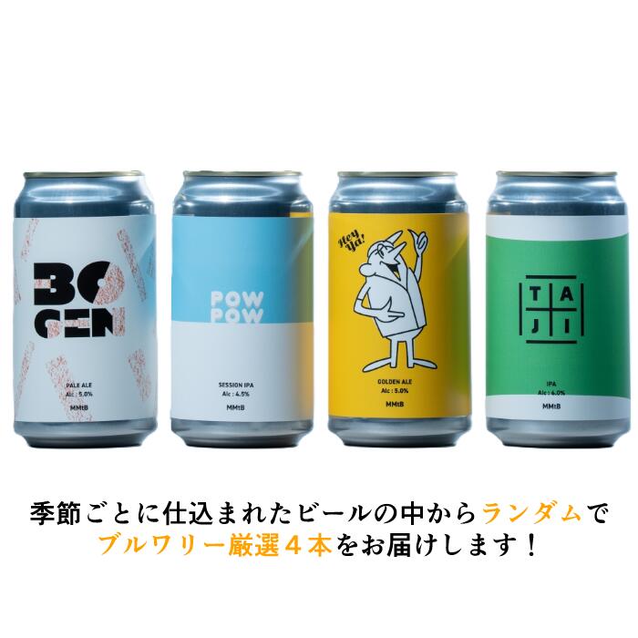 南会津のクラフトビールおまかせ4本セット