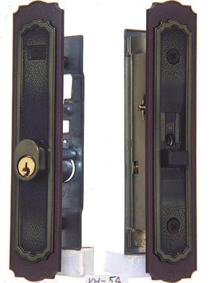 KH-54　アルミサッシ用引違錠　キー3本付　スライド式