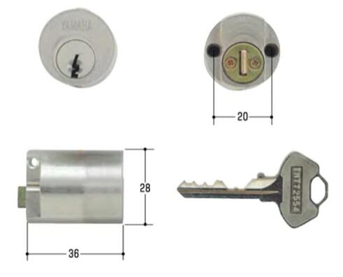 Rakuten - WEST　WCY-76・WCY-76D(916-2200E SS)取替用シリンダー　キー3本付き