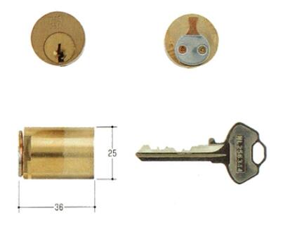 Rakuten - WEST　・WCY-33　・WCY-33D(916-G6000 WGO)　キー3本付き　取替用シリンダー