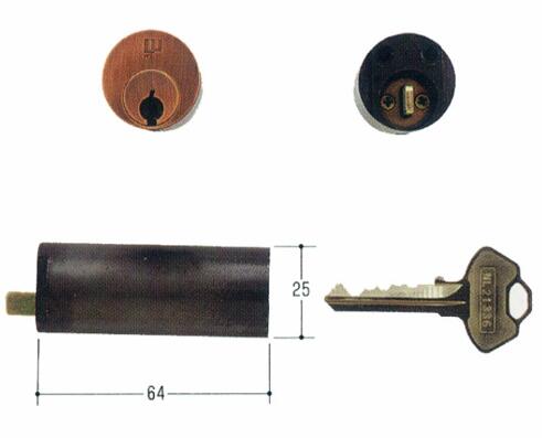 乐天商城 - WEST　WCY-71キー3本付き　取替用シリンダー