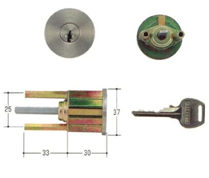WEST　WCY-72・WCY-72D(916-GS600 SS)取替用シリンダー　キー3本付き