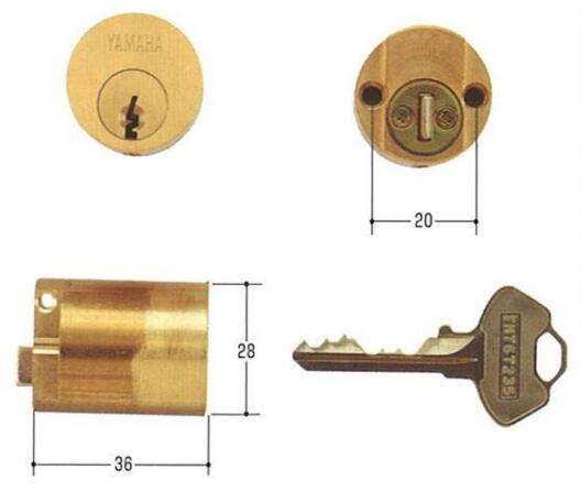 Rakuten - WEST　WCY-77・WCY-77D(916-2200E GH)取替用シリンダー　キー3本付き