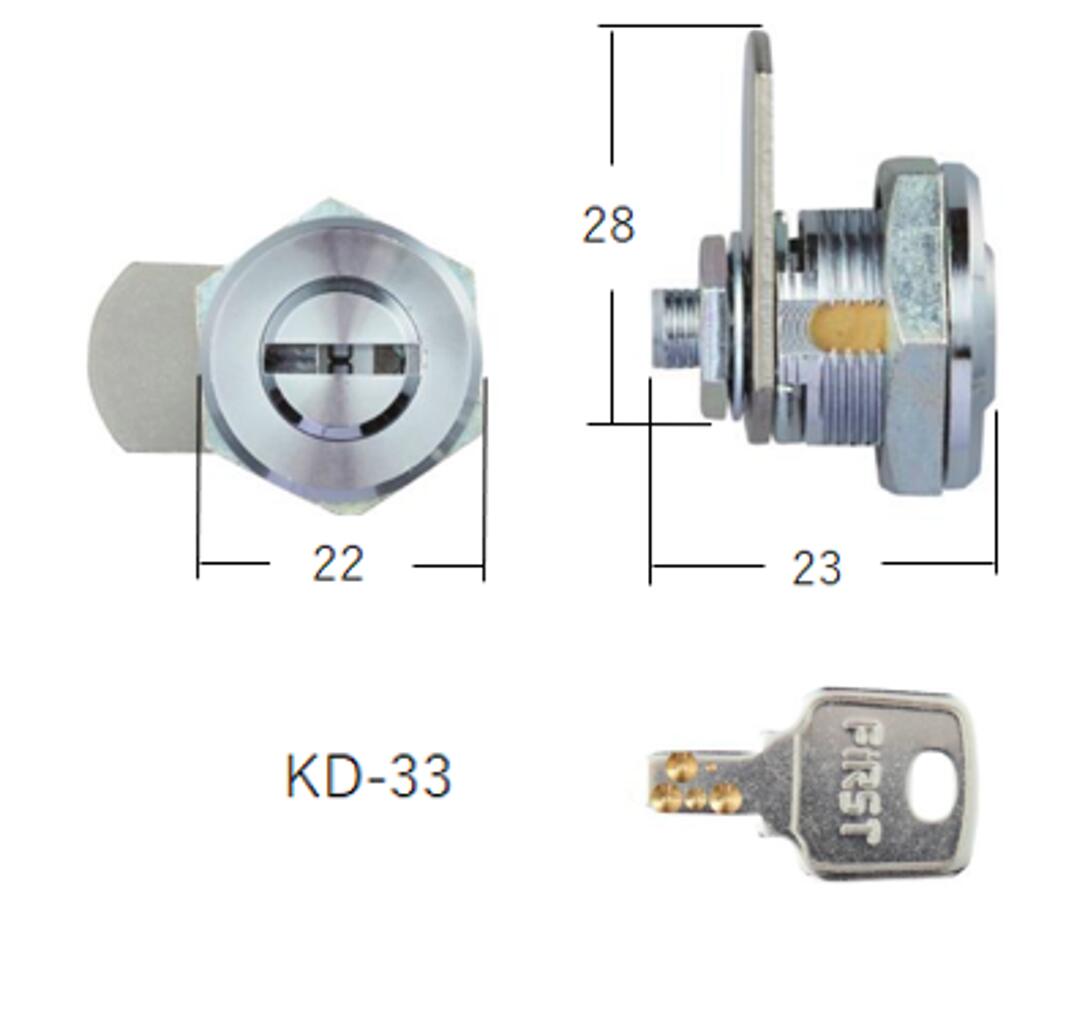 Rakuten - ポストダイヤル錠　KD-33 　ソニア 　First刻印