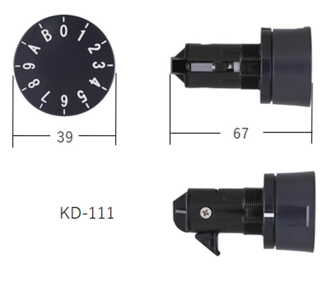 Rakuten - ポストダイヤル錠　KD-111　旧KR-118