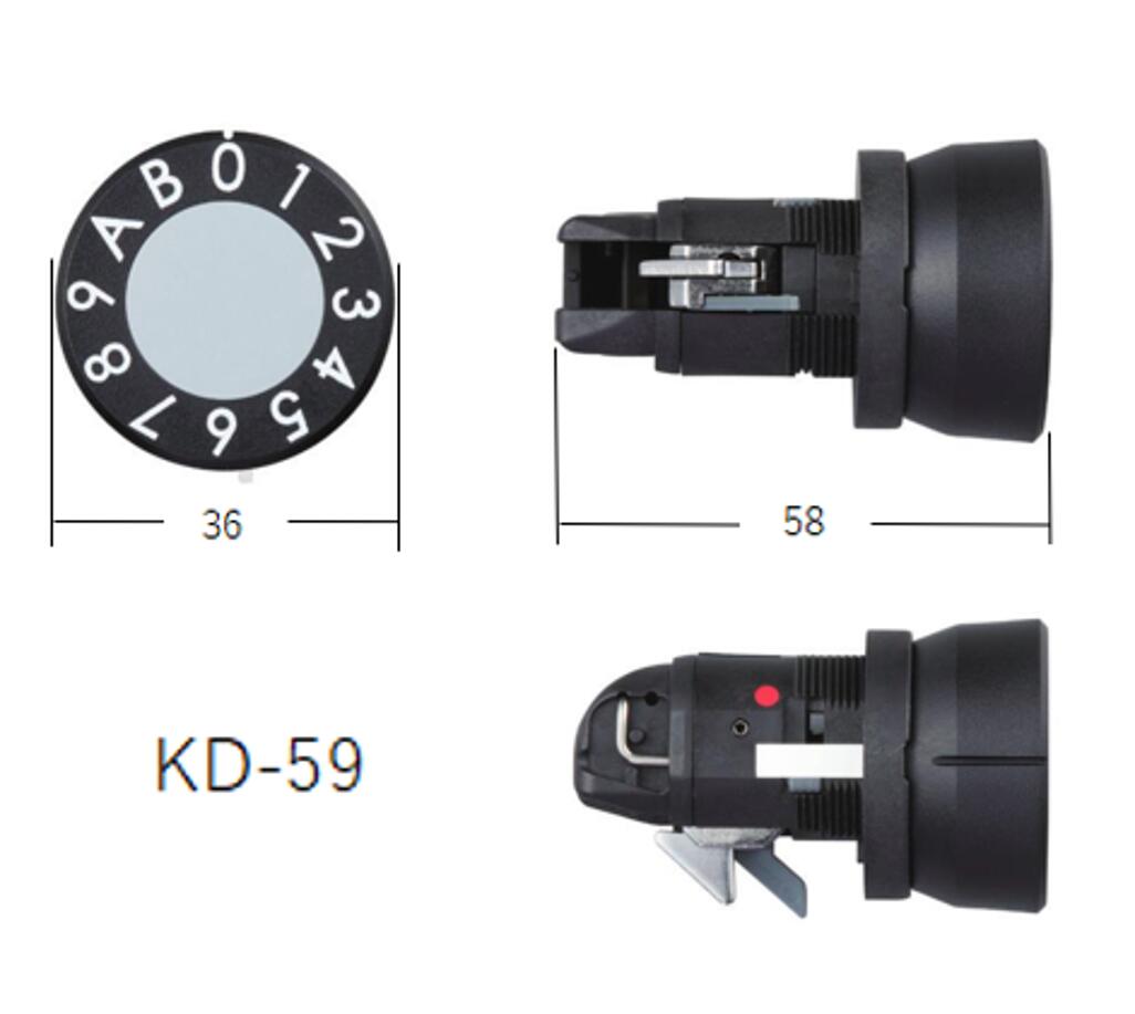 Rakuten - ポストダイヤル錠　KD-59　ナスタ　左
