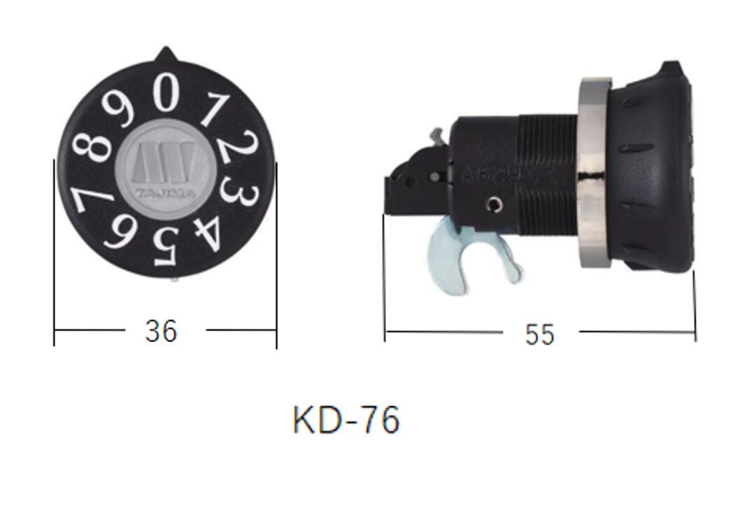 Rakuten - ポストダイヤル錠　KD-76　タジマ　下