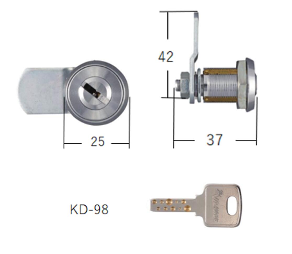 Rakuten - ポストダイヤル錠　KD-98　HSK　左　1点抜　First