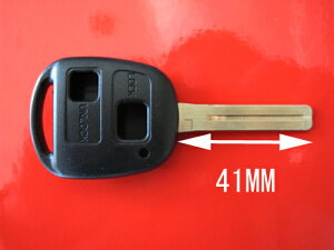 Silcaトヨタセルシオ・ランクル内溝2ボタンリモコン用ブランクキー