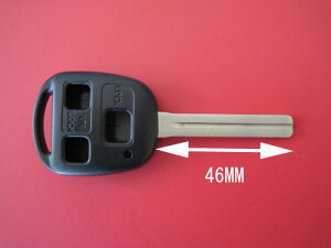 Silcaトヨタセルシオ・ランクル内溝2ボタンリモコン用ブランクキー